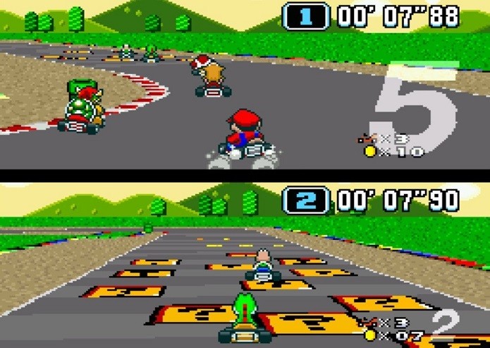 KAWASAKI SUPER NINTENDO CORRIDA DE MOTO JOGO SNES